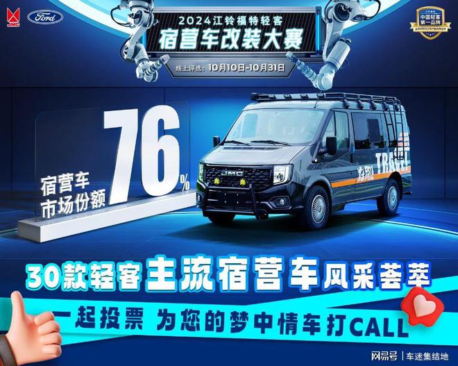 九游app：迈向自由与个性的巅峰：2024江铃福特轻客宿营车改装大赛(图3)