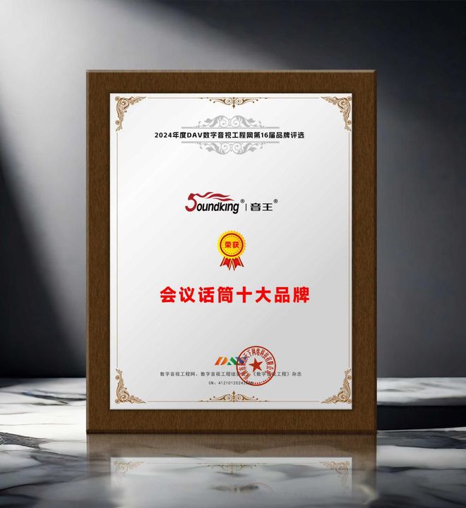 九游app：DAV01重磅揭晓“2024年度会议话筒十大品牌”获奖名单！(图7)