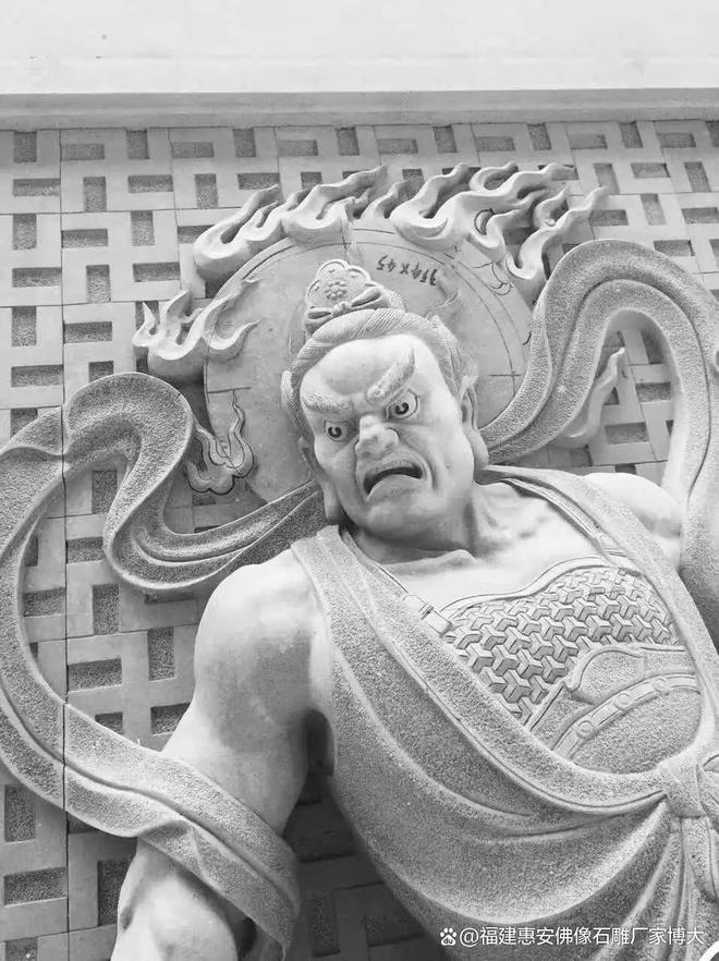 石雕哼哈二将在桥梁中的应用案例(图3)