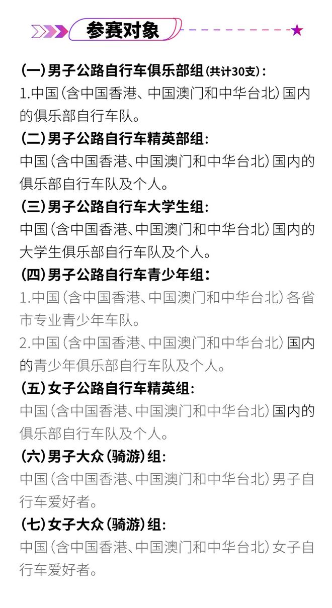 如何看待公开赛“业余通往职业”中国公路自行车公开赛赛制解读(图2)