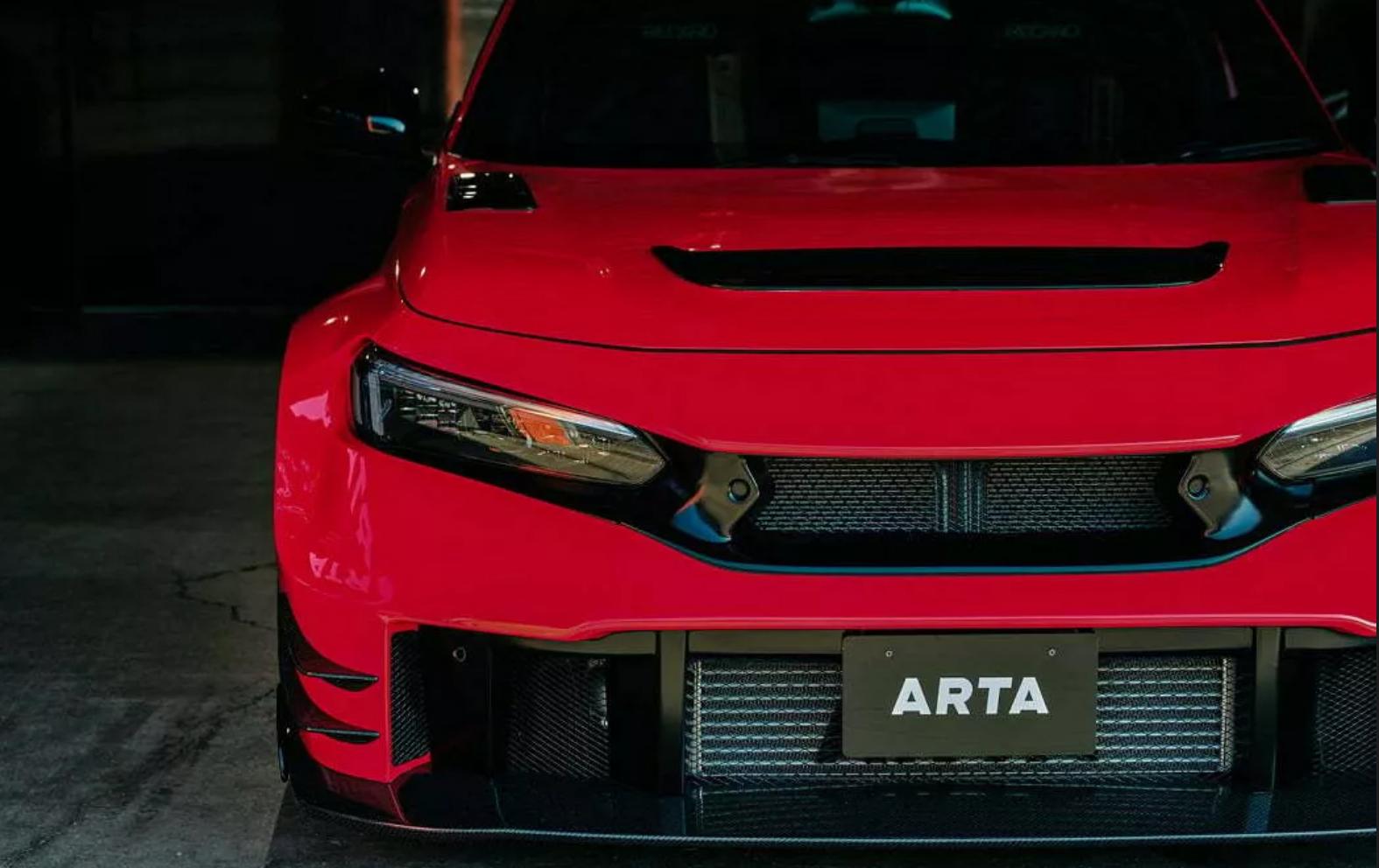 九游app：ARTA GT套件上身本田思域Type R化身合法上路的赛道战车(图3)