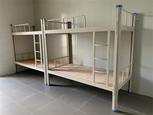 九游官网入口：学生公寓床的一些参数可以参考-公寓床上下铺铁床学生宿舍床员工铁架床双层铁床厂家光彩家具官网(图1)